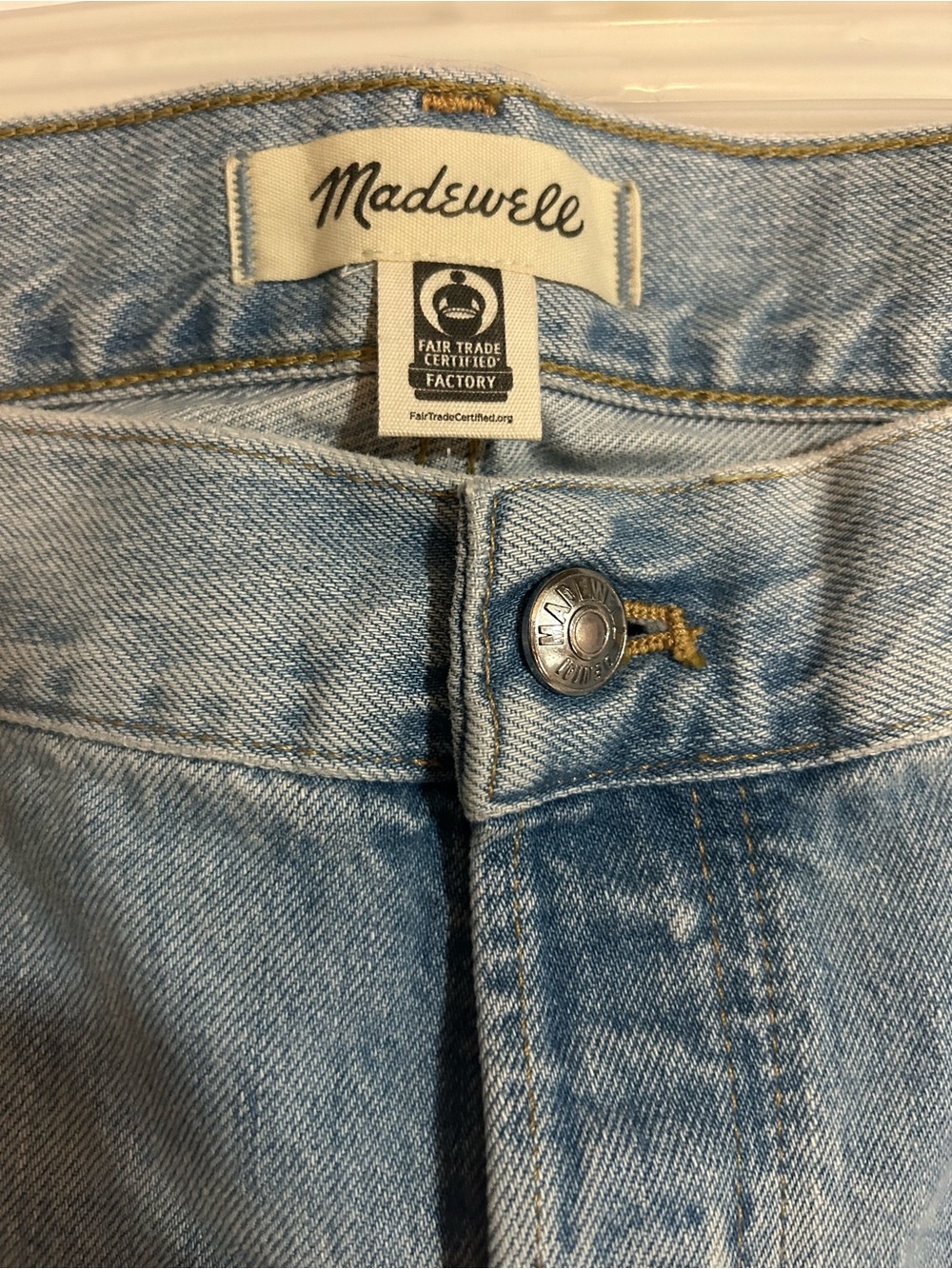 Madewell Light Wash Cropped Ankle Jeans